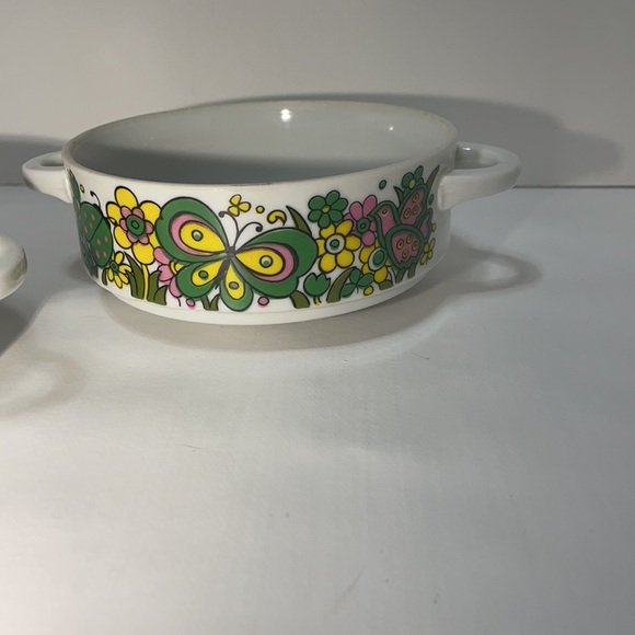 3 MCM Serving Bowls with Colorful; Buttefly,Floral. Lady bug. Sunflower Designs! - Picture 10 of 16
